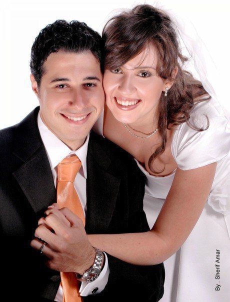 أحمد صلاح السعدني وزوجته